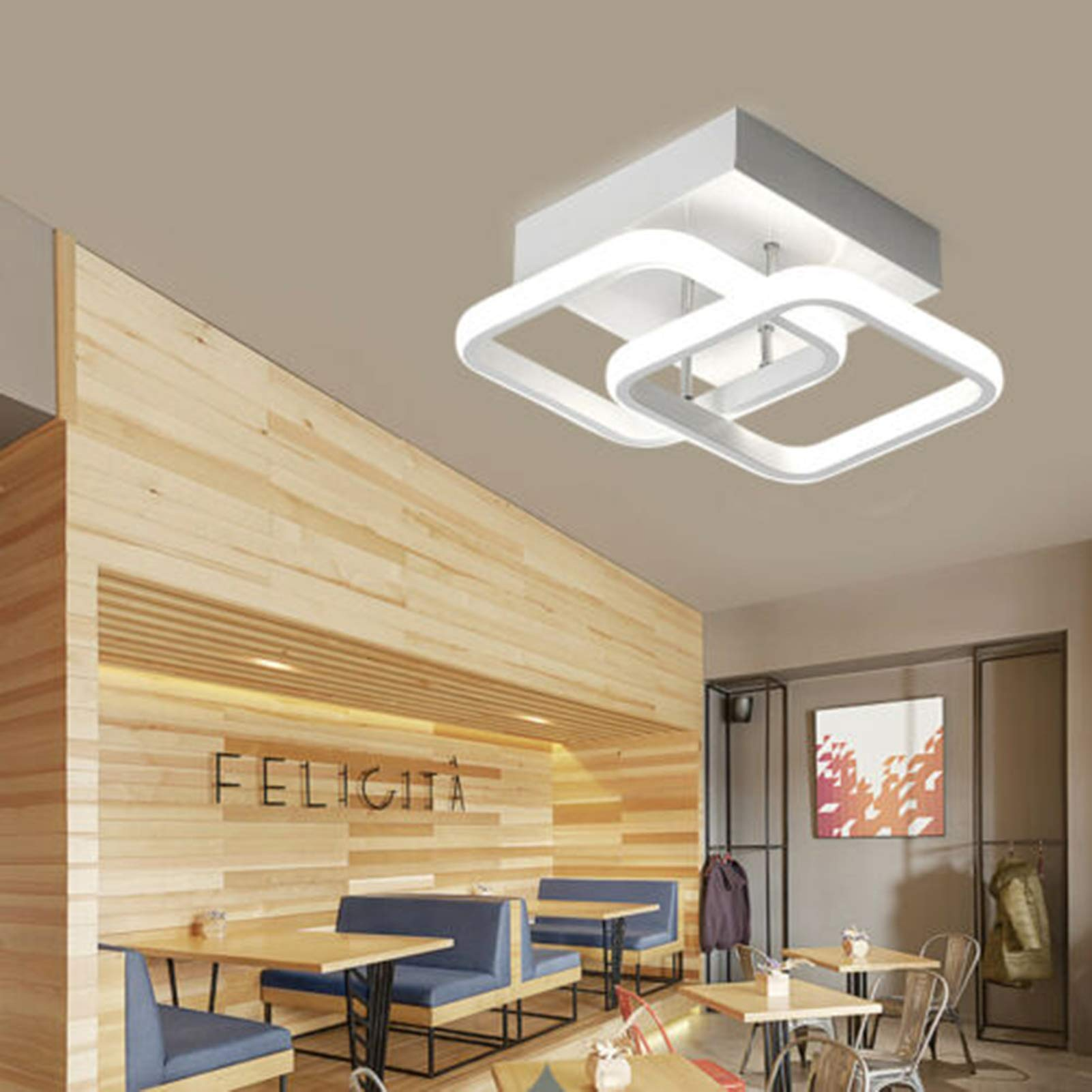 Modern LED Ceiling Lamp Square Lamp Dimming Household for living room