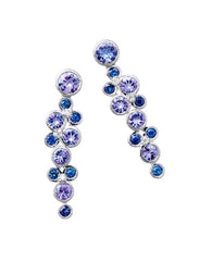 Constellation Earrings - in Tanzanite, Sapphire and Diamonds