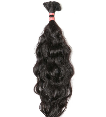 virgin indian wavy braiding hair