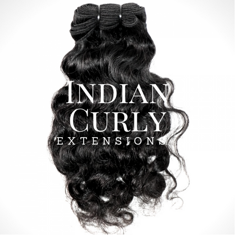 Indian curly hair extensions