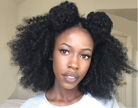 Brazilian curly hairstyle with bundles 