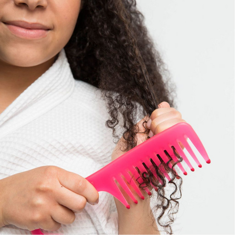 wide-tooth comb for tangle-free wig hair