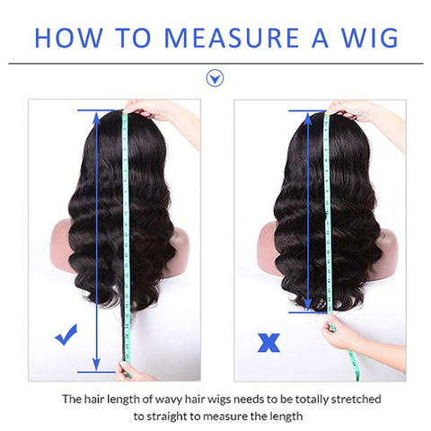 curly wig length chart