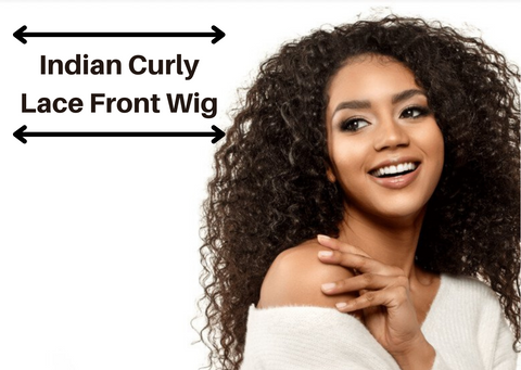 Indian Curly Lace Front Wig