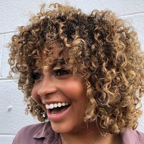 black curly bob hairstyles with weave