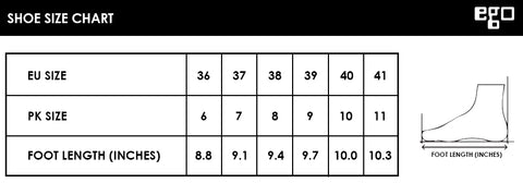 Shoes Size Chart – Ego