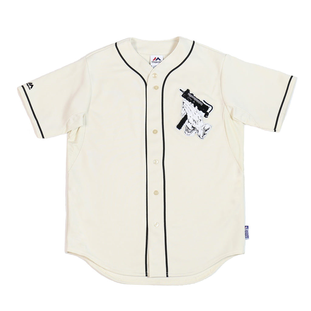 cream baseball jersey