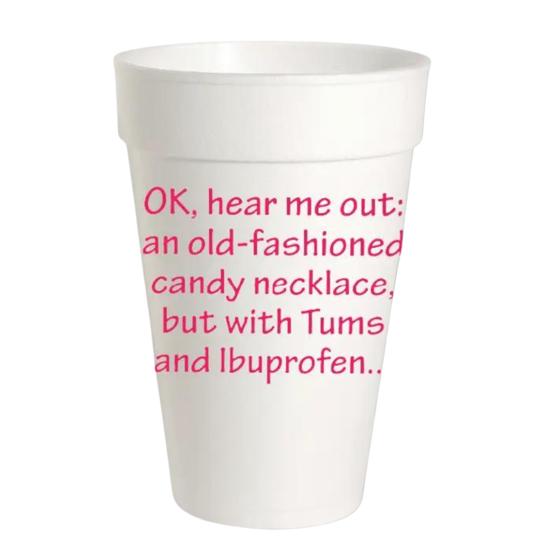 Happily Ever After Personalized 16oz Styrofoam Cups - The Girl General