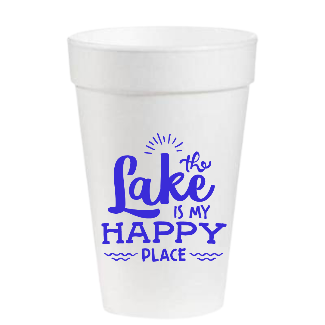 Lovin the Lake Life- 16oz Styrofoam Cups – Zelda Rose Boutique