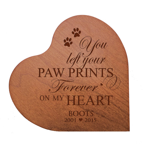 LifeSong Pet Memorials Custom Heart Shaped Urn