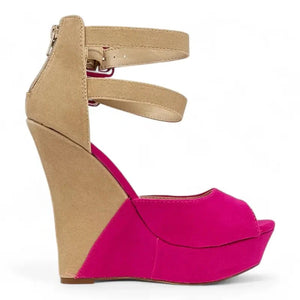 Women's Wedge High Heels Platform Sandals, Casual Slipper Shoes - SHOE TIME