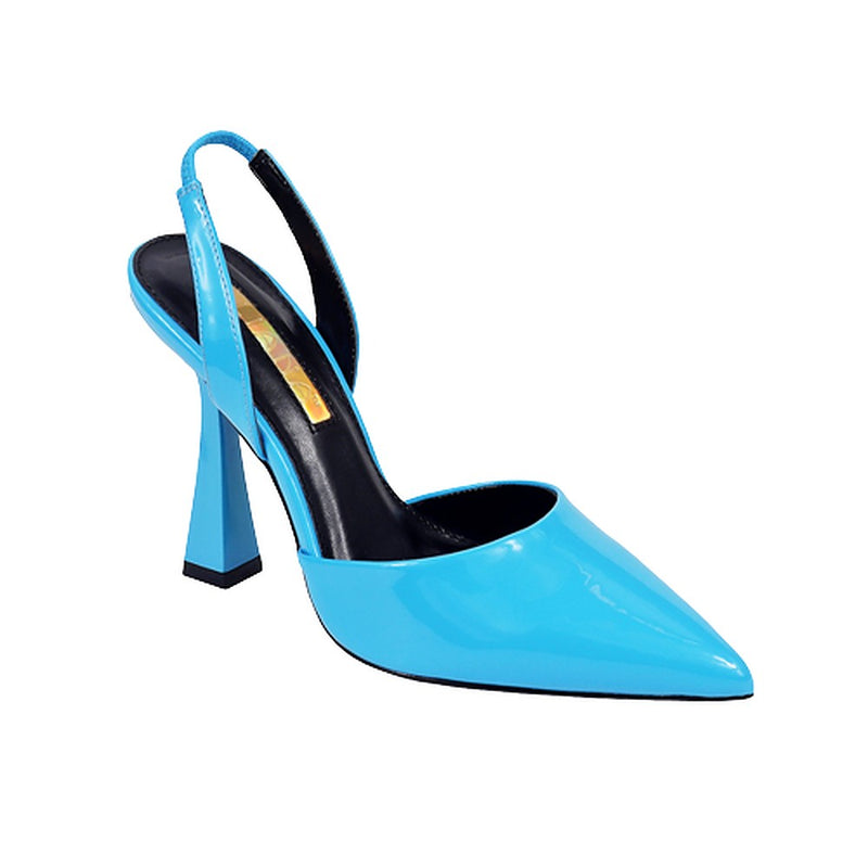 Liliana Maeve-1 Women's Pointed Toe Ankle Strap High Heel Pumps Shoes ...