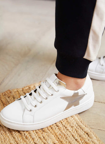 mint velvet allie white trainers