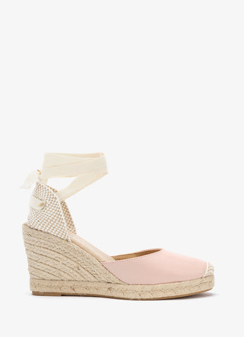 pink wedge espadrilles