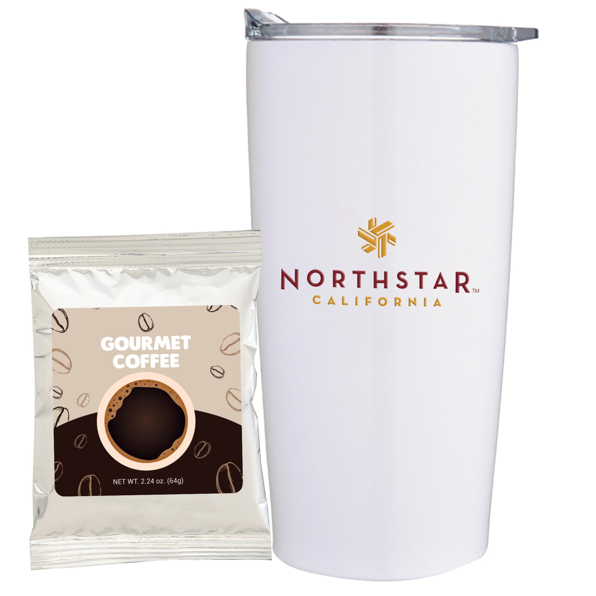Straight Tumbler - 20 oz., Starbucks® Via Hot Coffee, Espresso Beans -  Promo Revolution