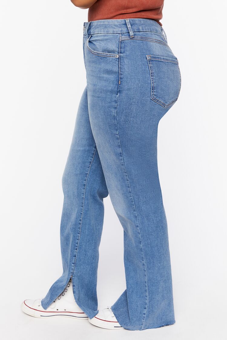 Shop For Plus Size High-Rise Bootcut Jeans | Plus Size - Jeans