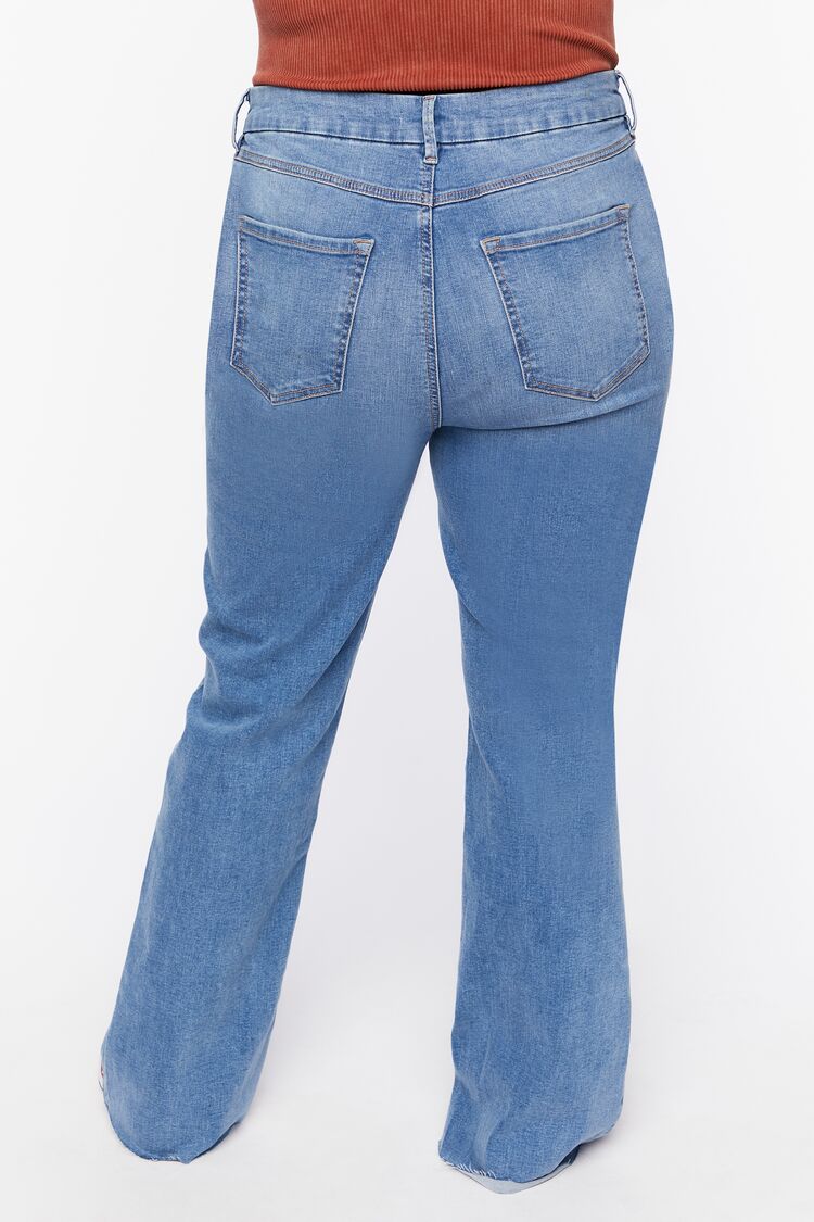 Shop For Plus Size High-Rise Bootcut Jeans | Plus Size - Jeans