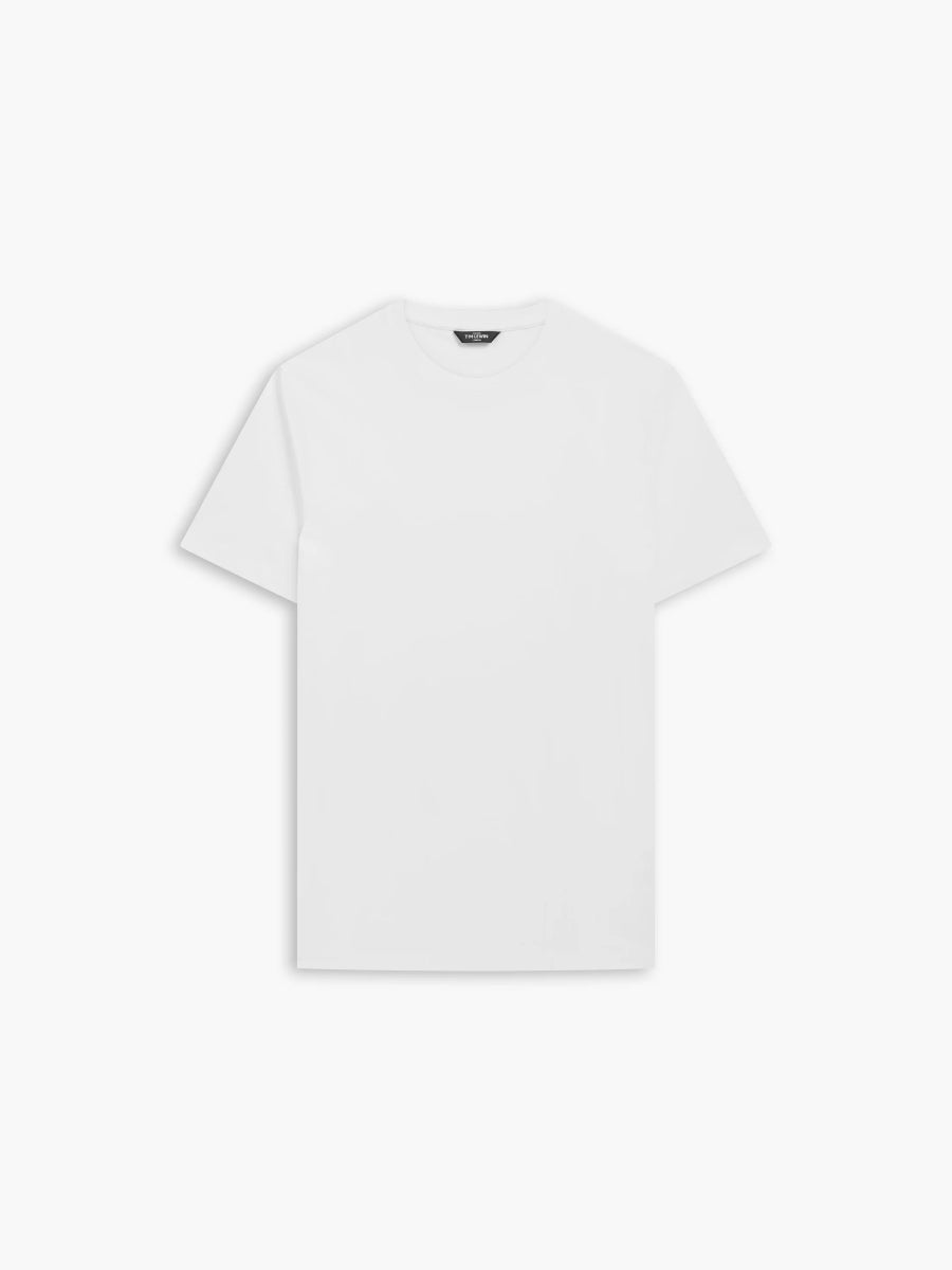 White Organic Cotton Crew Neck T-Shirt