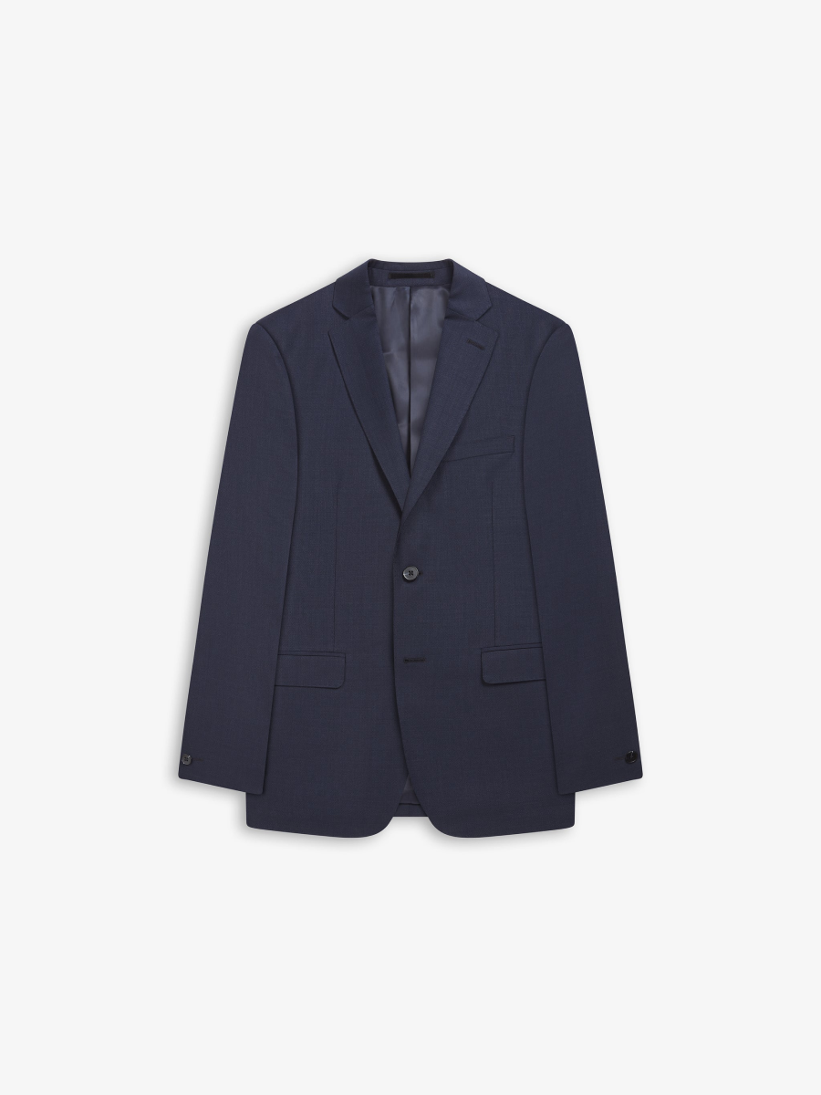 Costello Polywool Skinny Navy Suit Jacket