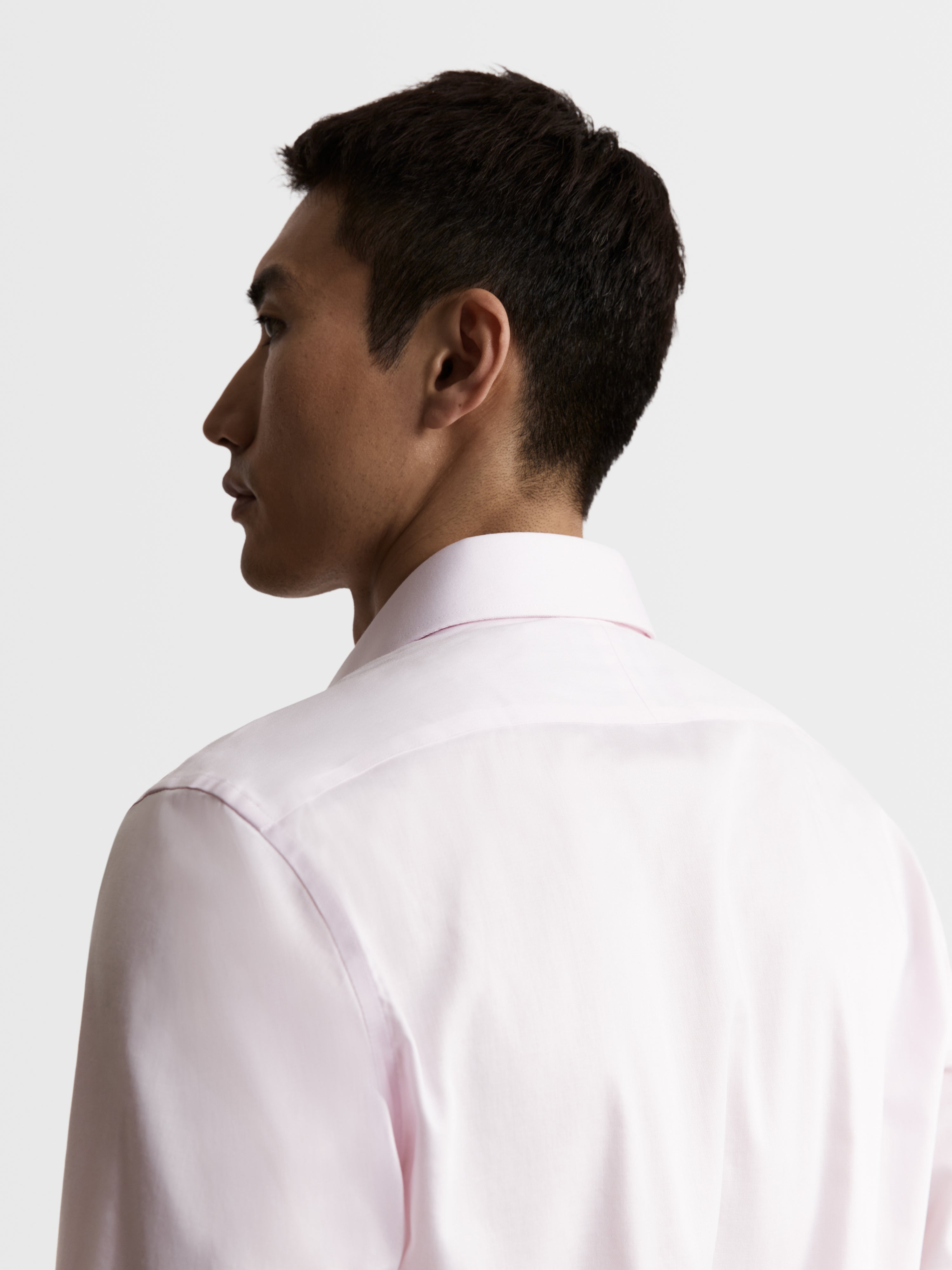 Max Performance Pink Twill Regular Fit Classic Collar Single Cuff Shirt