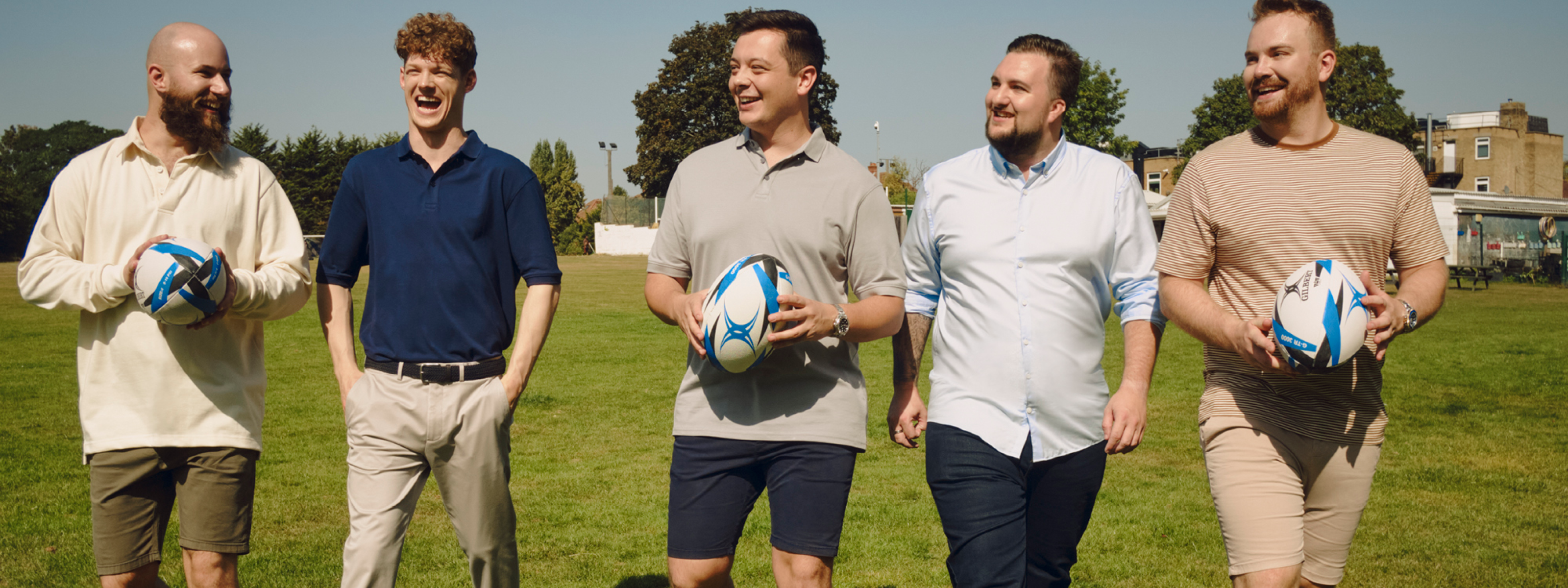 Players ready to play rugby