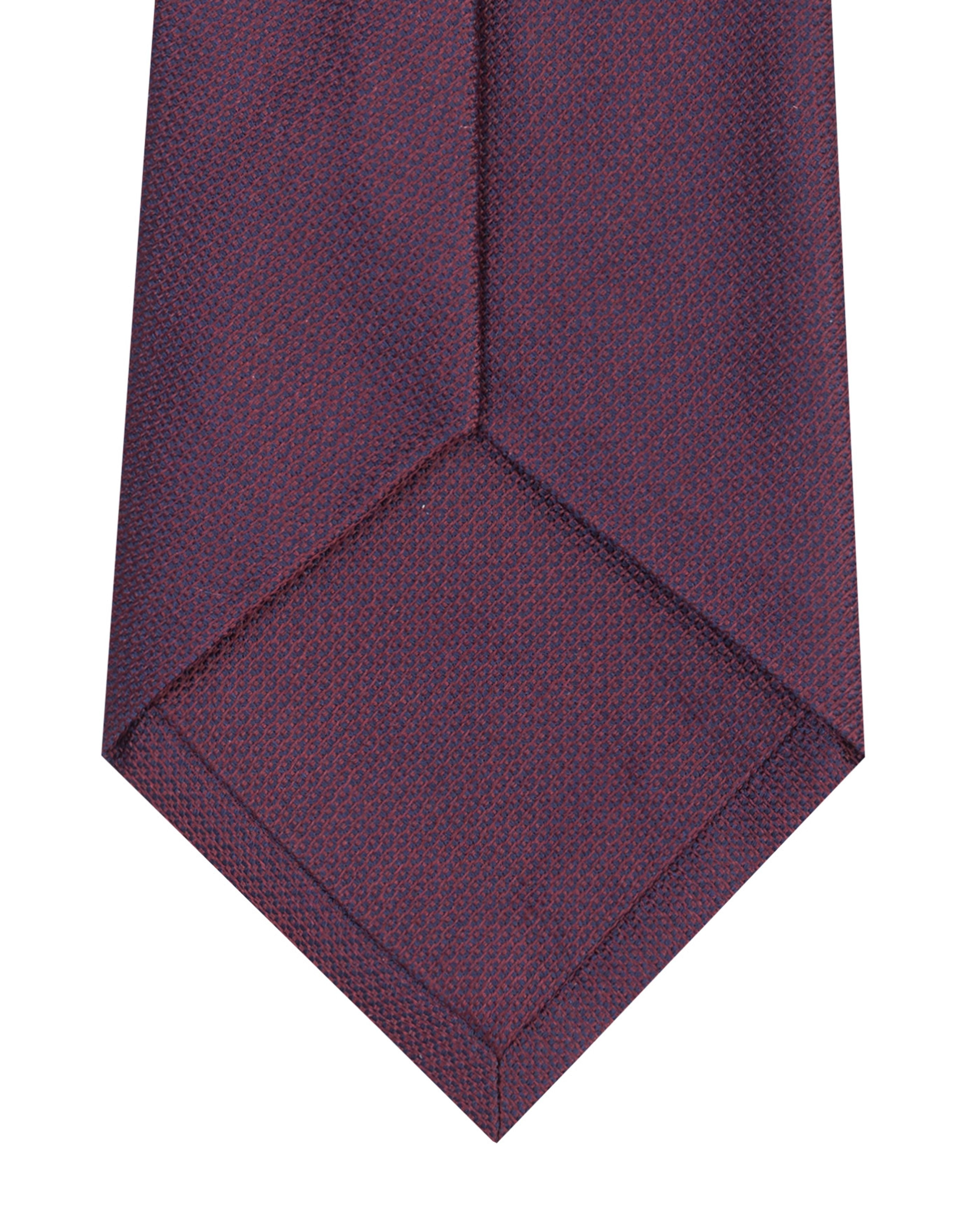 Burgundy Slim Silk Tie