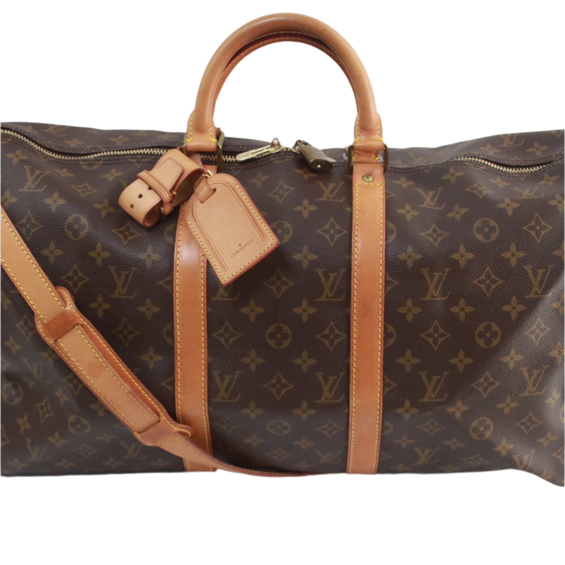 Louis Vuitton Keepall 50 Bandouliere Used (6016)