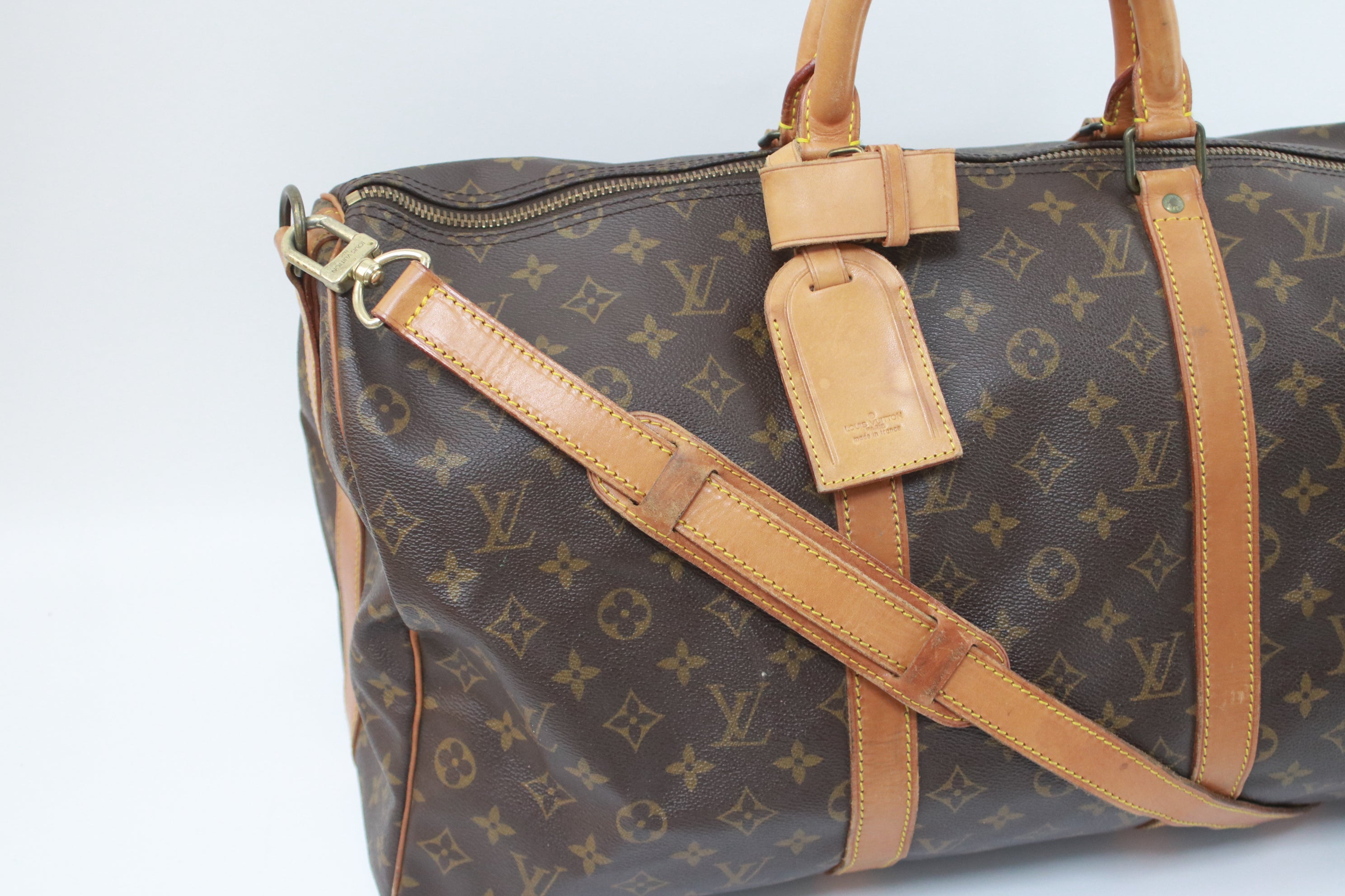 Louis Vuitton Keepall 50 Bandoulerie Boston Bag Used (6888)