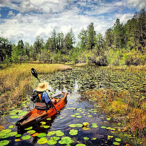 Vibe Yellowfin 120 Sit On Top Angler Fishing Kayak Package Wildfire