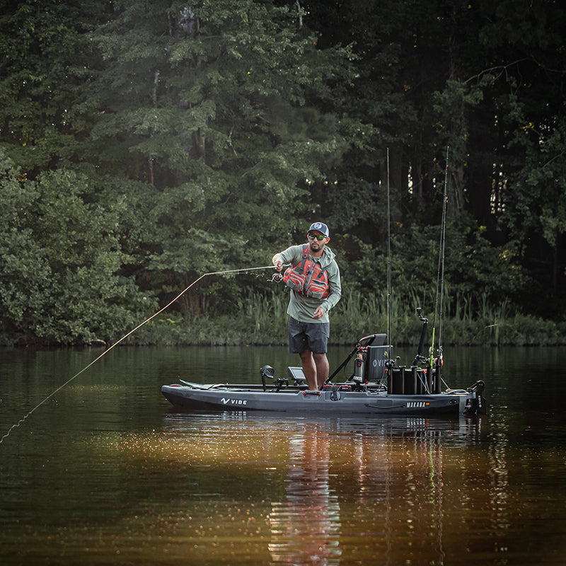 Kayak de pêche en rivière Vibe Makana 100