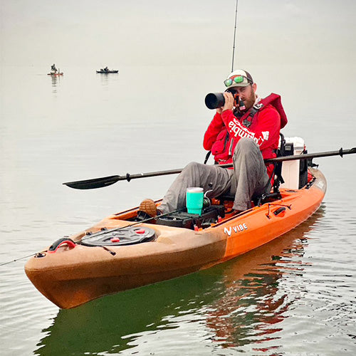 Vibe Sea Ghost 130 Sit On Top Angler Fishing Kayak Raven