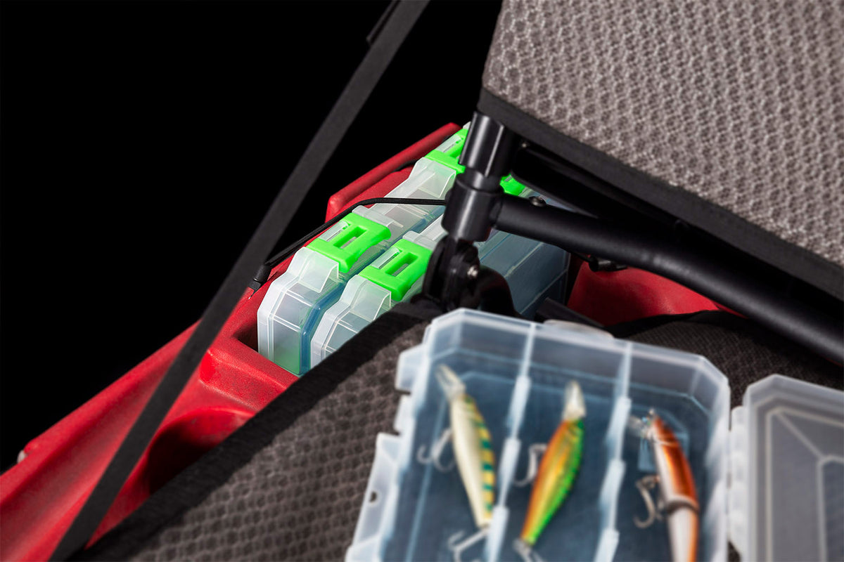 Vibe Kayaks Shearwater 125 tackle tray slots