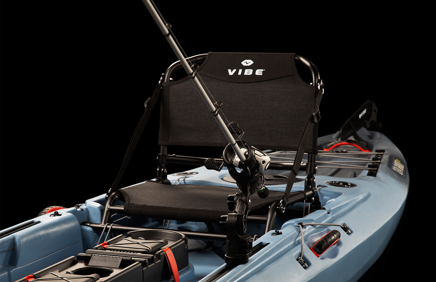 Vibe Sea Ghost 130 Sit On Top Angler Fishing Kayak Raven