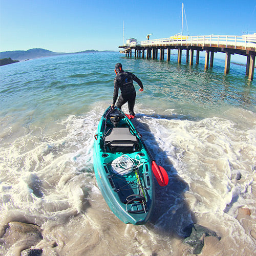 Le kayak Yellowfin 120 est idéal comme plateforme de plongée