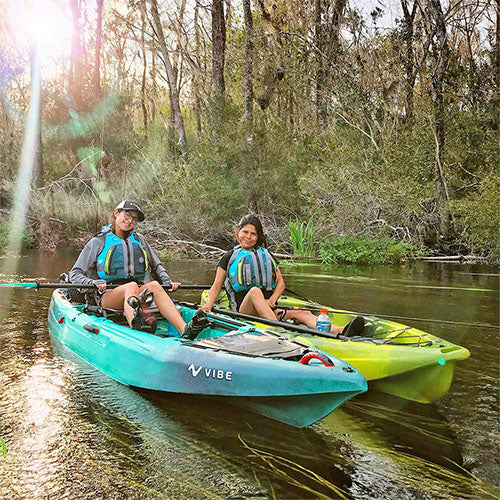 Vibe Yellowfin 120 kayak is perfect for all ages