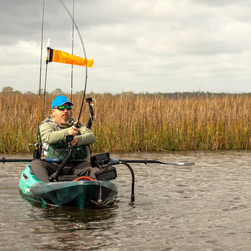 Le kayak Yellowfin 130T est parfait pour la pêche en eau salée