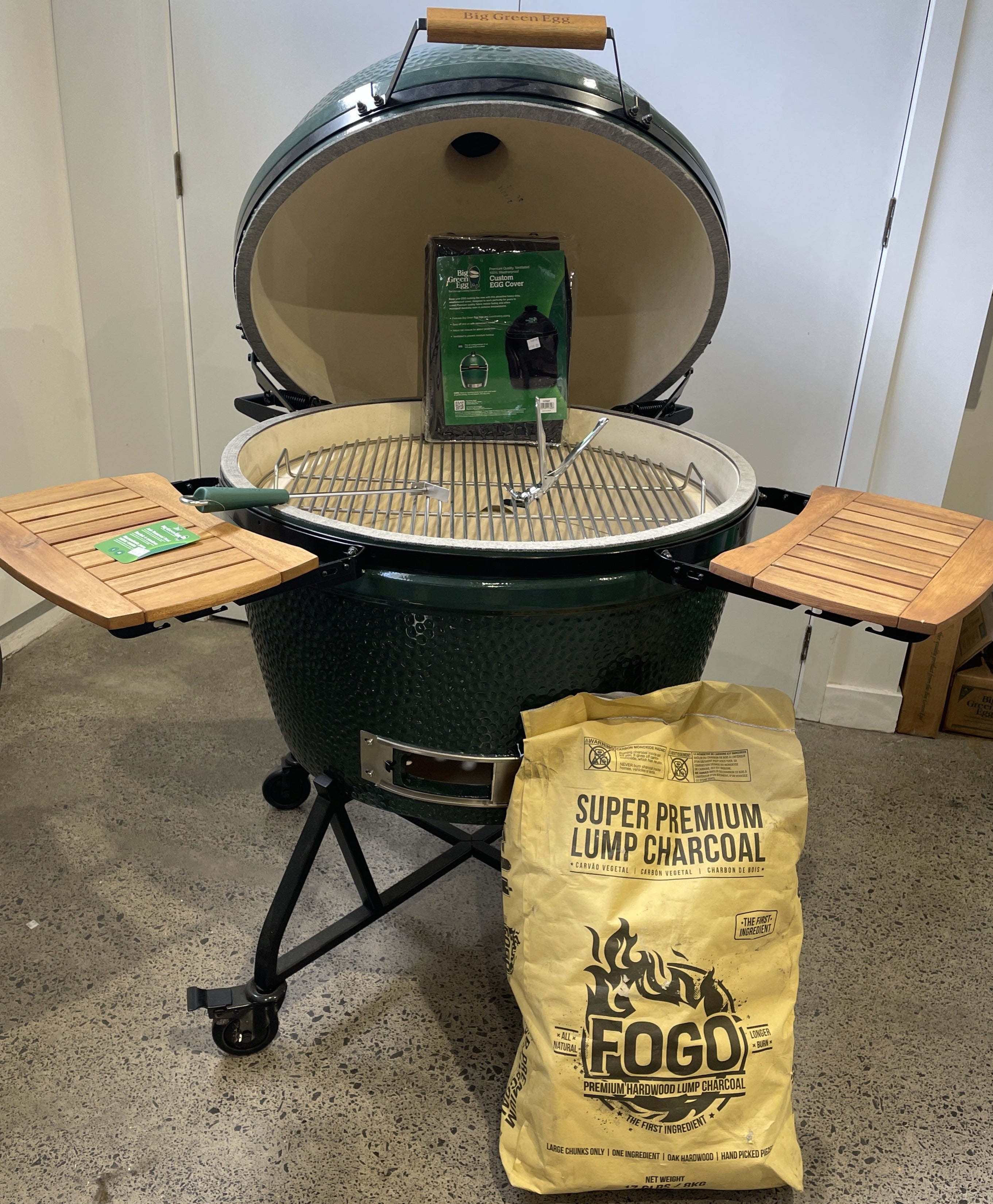 Big Green Egg 2XL Bundle On IntEGGrated Nest BBQ S And More NZ   Photo25 09 21 120929PM 