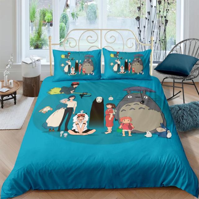 totoro single duvet cover