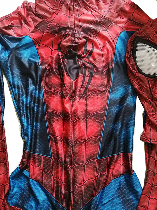 Spider Far From Home Costume For Kids Adult Dress Up Peter Parker Superhero  Zentai Boys Spiderman Bodysuit Halloween Costumes Cosplay Costumes  AliExpress | Classic Spiderman Cosplay Costume Zentai Adult Children  Bodysuit Christmas