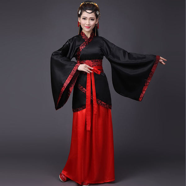 Woman Stage Dance Dress Chinese Traditional Costumes New Year