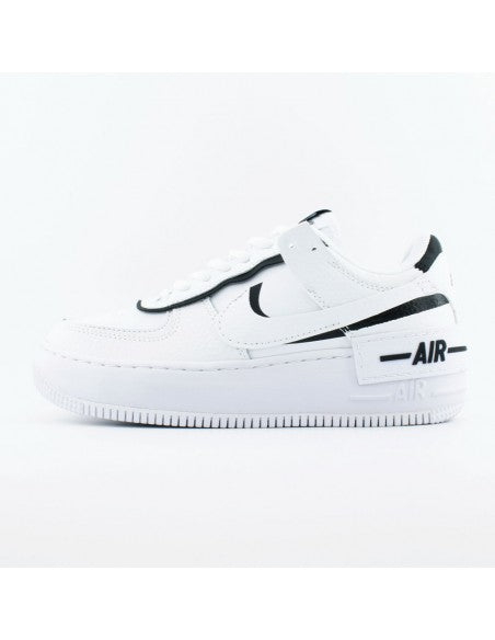 sol Residente Validación NIKE AIR FORCE 1 SHADOW BLANCAS Y NEGRAS – RetroZapas