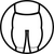 compression shorts icon