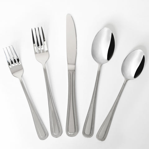 Eating Utensils Sets, Stainless Steel Forks Spoons and Knives Set