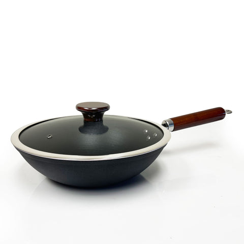 20cm Pre-seasoned Cast Iron Casserole Dish With Loop Handle Saucepan Heavy Soup  Pot Dutch Oven Camping Cast Iron Grilling Wok