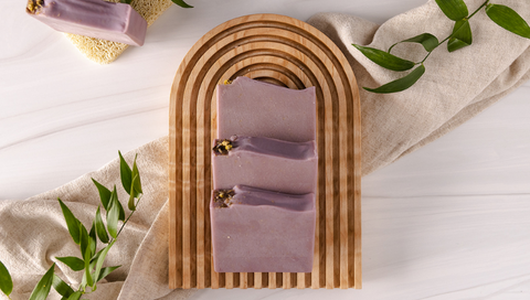Purple Lavender and Chamomile Artisan Soap