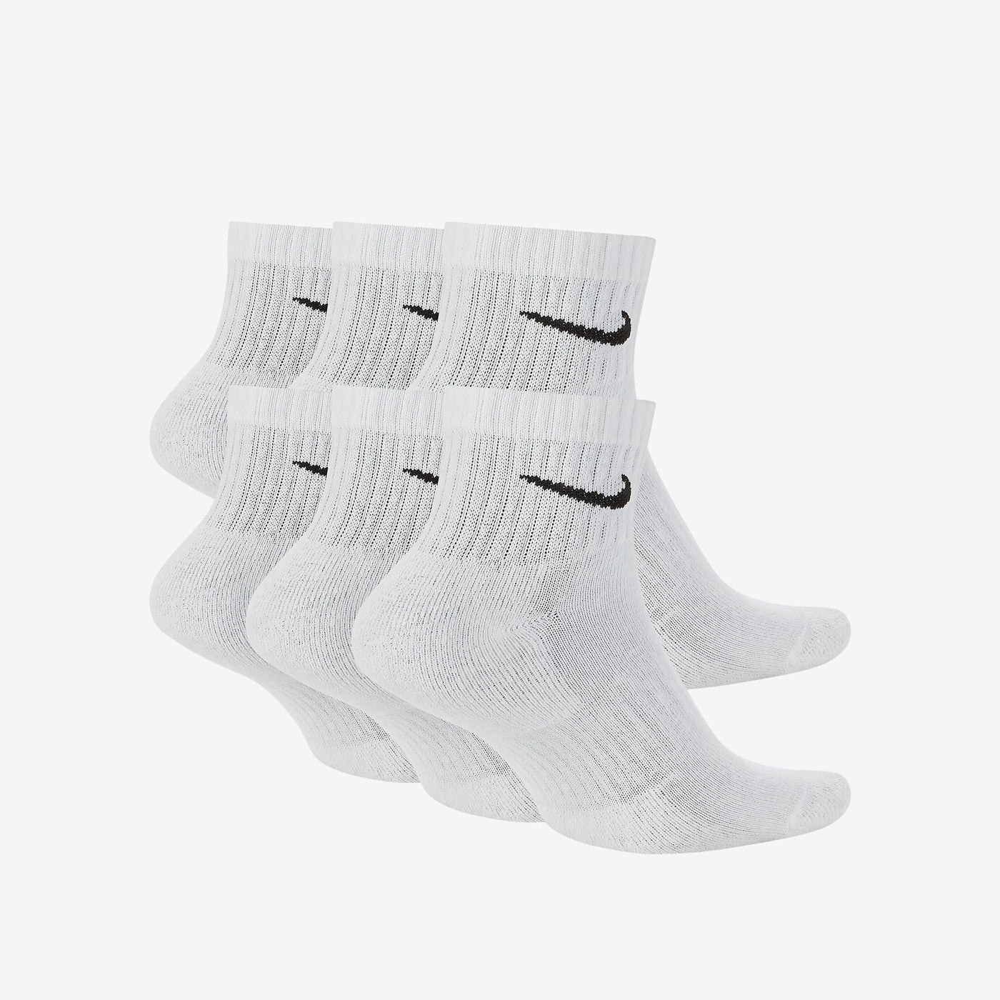 Estación de policía más carril Nike Socks Everyday Cushioned White Pack 6 – Brands Democracy