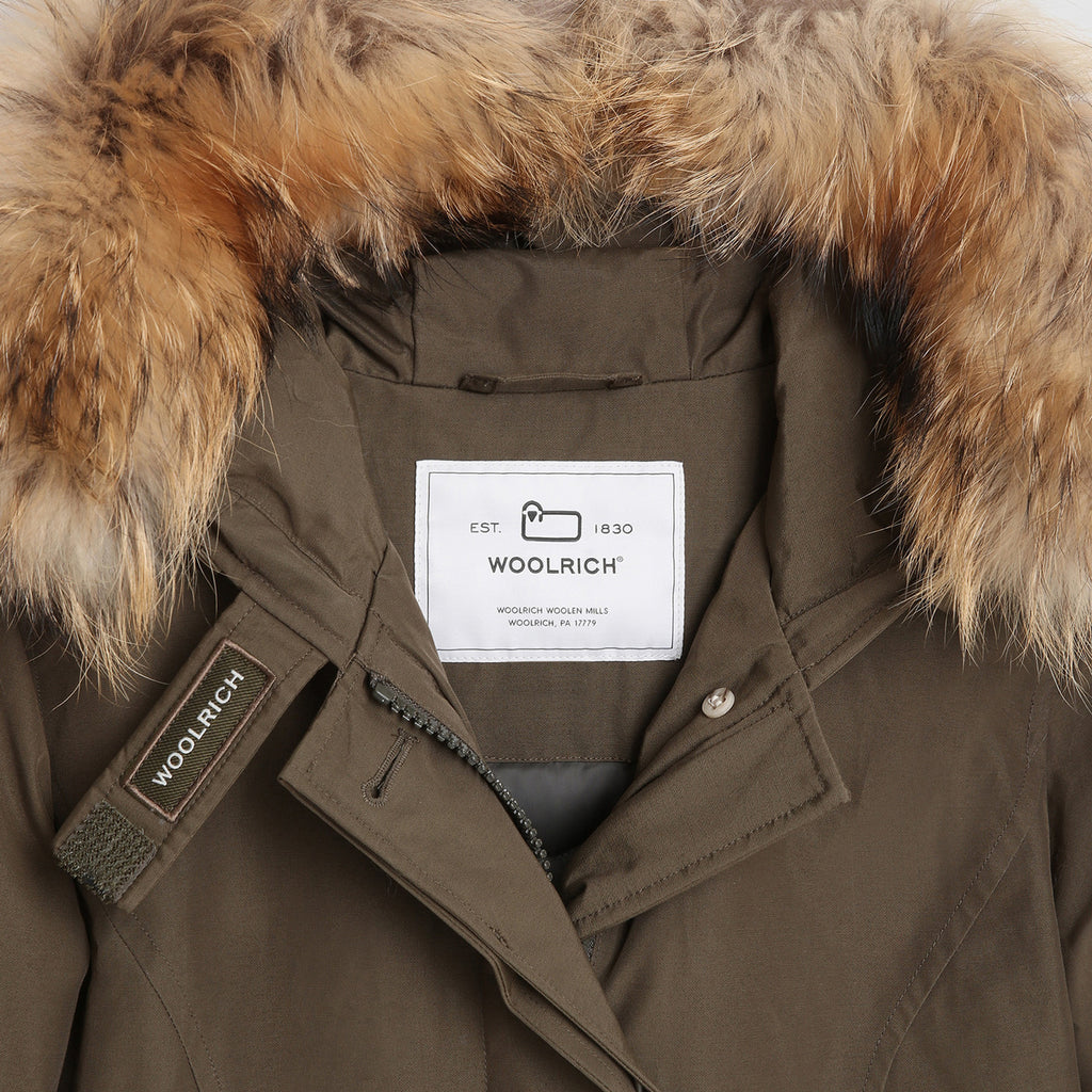 してもスト WOOLRICH - WOOLRICH NEW ARCTIC PARKA BROWNOLIVE XXSの ...