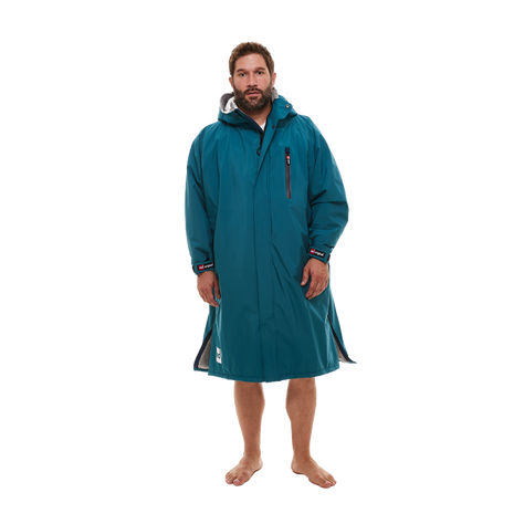 Weird Fish Adults Unisex Oceana Towelling Changing Robe - Peacock