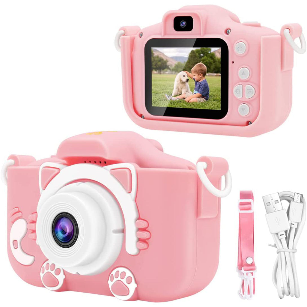 Ontevreden Gezamenlijke selectie vochtigheid Digitale Kindercamera - HD 1080p - 32GB - Inclusief Micro SD Kaart - Vlog  Camera voor Kinderen - Digitaal Kinderfototoestel - Klein