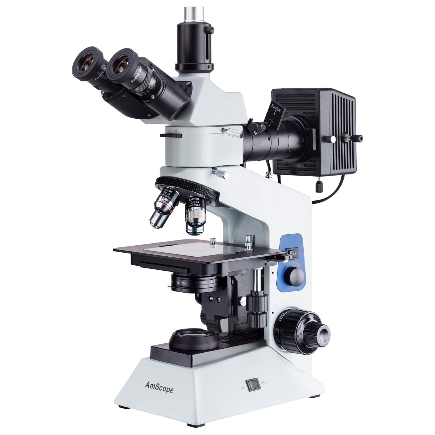 Lab Compound Microscope--AmScope Supplies 2000X LED Lab Trinocular Compound  Microscope w 3D Mechanical Stage + 8MP Camera - AliExpress